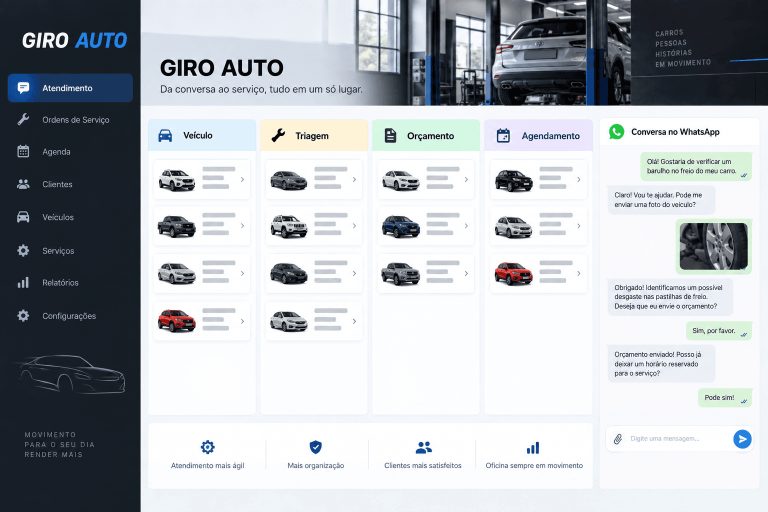 Giro Auto · Triagem de serviços
