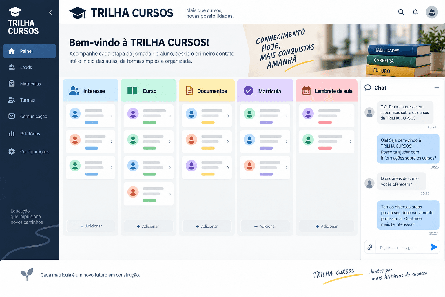 Trilha Cursos · Matrículas